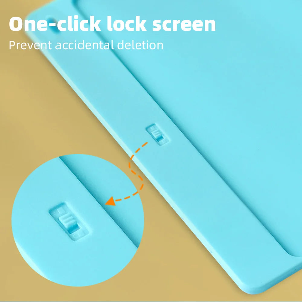 Pink Eraseable Tablet ConnectDoodle For Kids Improves Skills One Click Lock For Kids